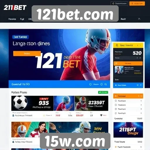 Interface e usabilidade do site 121bet.com